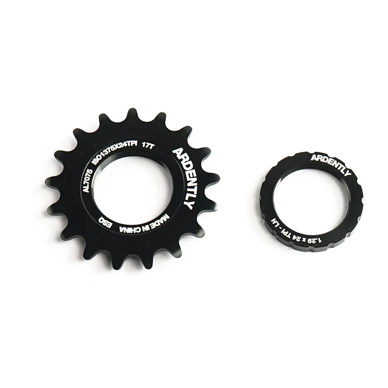 Ardently Bike Aluminum Alloy Fixed Gear Cog Singple Speed Fixie Freewheel Track Cycling Flywheel Bicycle Cassette Cog Bike Parts