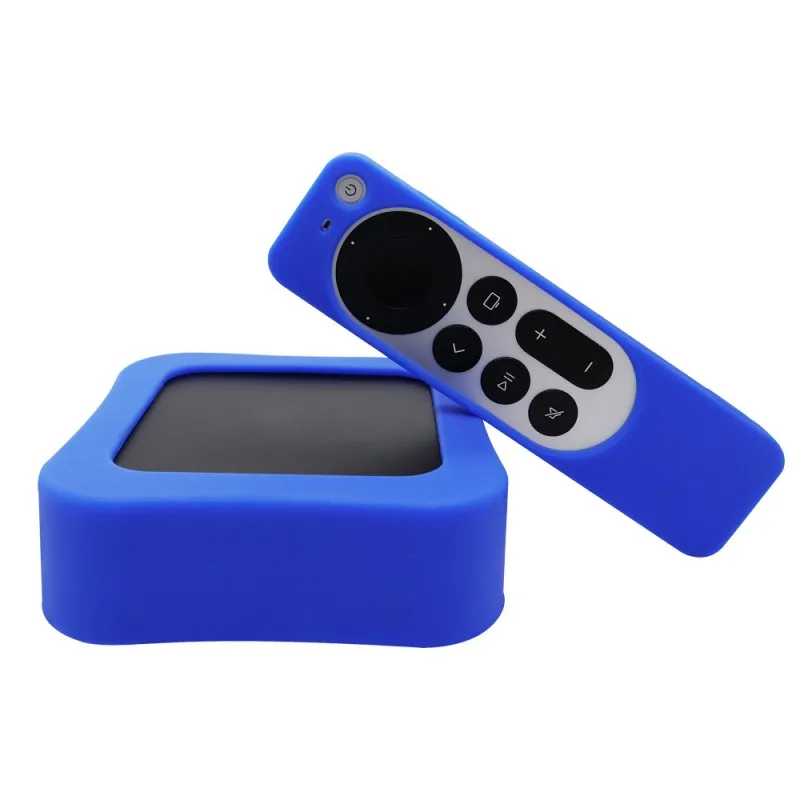 For apple tv 4k 7th TV box remote control cover new soft silicone washable anti-fall dust cases for apple tv 7th remote control