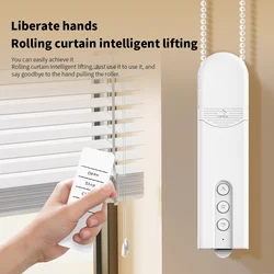 WiFi /ZIgbee Intelligent Pull Bead Curtain Motor Electric Roller Blinds Driver Automatic Opener Compatible with Alexa GoogleHome