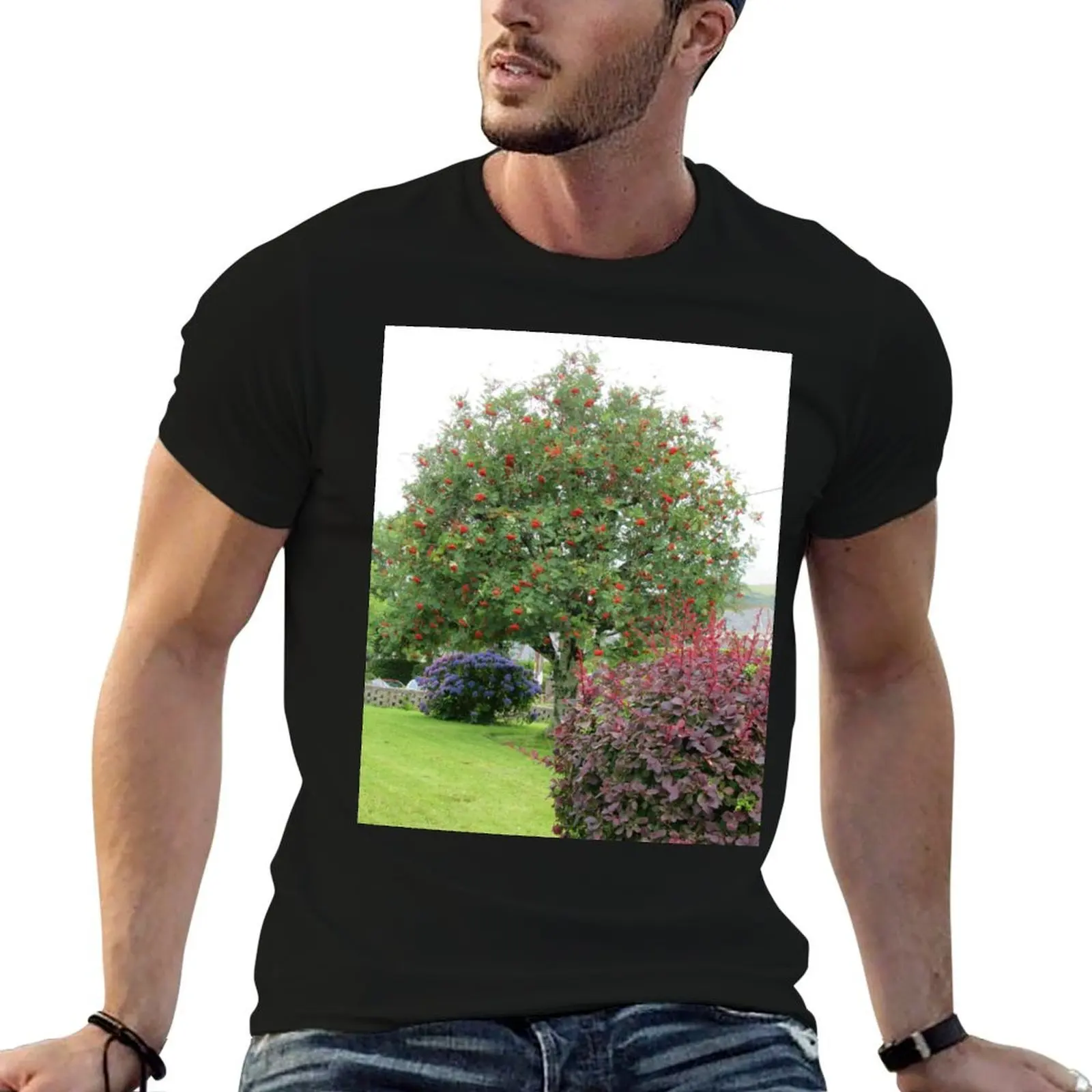 

Rowan Tree T-Shirt essential t shirt men t shirt cotton 100% T-Shirt