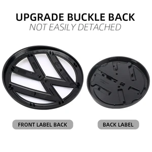 Arabanın önündeki radyatör ızgarasındaki rozet, arka bagajdaki krom kaplama Amblem, Amblem, otomatik Volkswagen, VW Golf 7 2014-2017, 137mm, 1.15, 2 Adet Şebekeye yapılan 6 büyük satış, golf mk2-no. 3