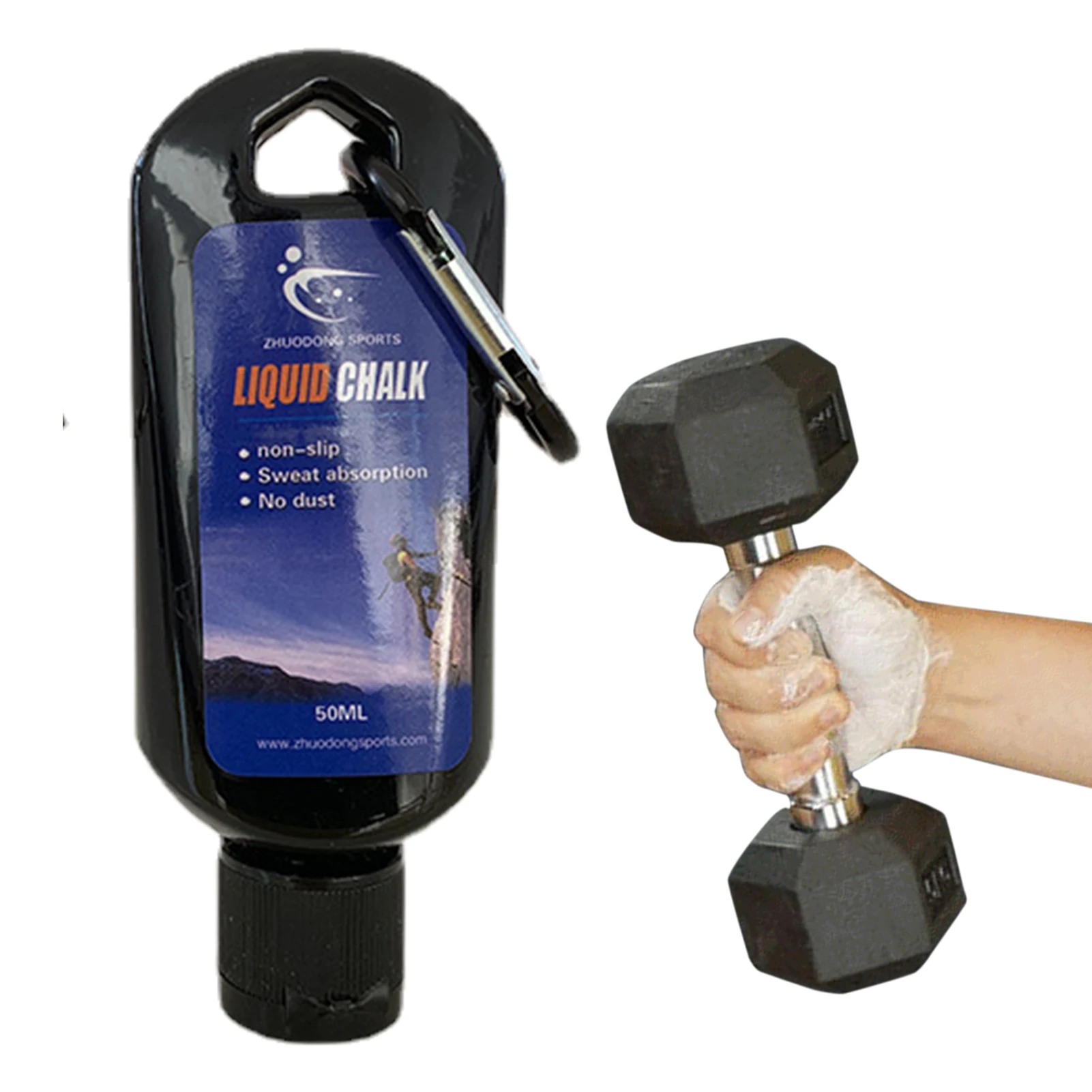 Gym Chalk Long Lasting Chalk For Mess-Free Grip 50ml Non-Slip Quick-Drying Portable And Sweatproof For Rock Climbing Golfing