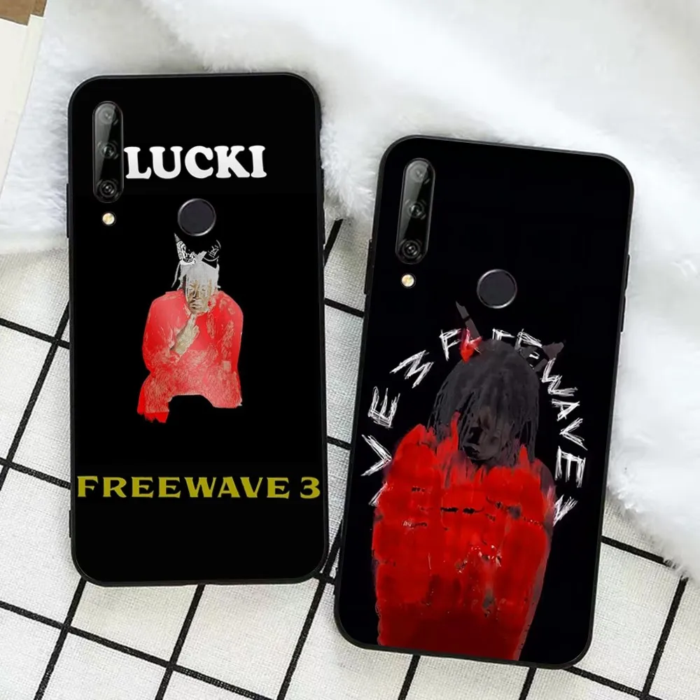 L-Lucki Rapper WAKE UP LUCKI Phone Case For Huawei Honor 10 lite 9 20 7A 9X 30 50 60 70 pro plus Soft Silicone Cover