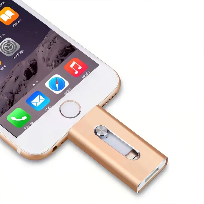 

Флеш-накопитель 4-в-1 OTG для iPhone, iPad, Type-C, Android и компьютеров, USB 3.0, высокоскоростная флешка, 64 ГБ - 1 ТБ