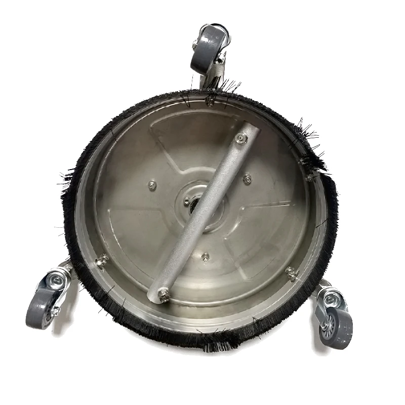 14 Inch Pressure Washer Surface Cleaner Undercarriage Cleaner Stainless Steel Attachment For Driveway Patio Cleaning Tool