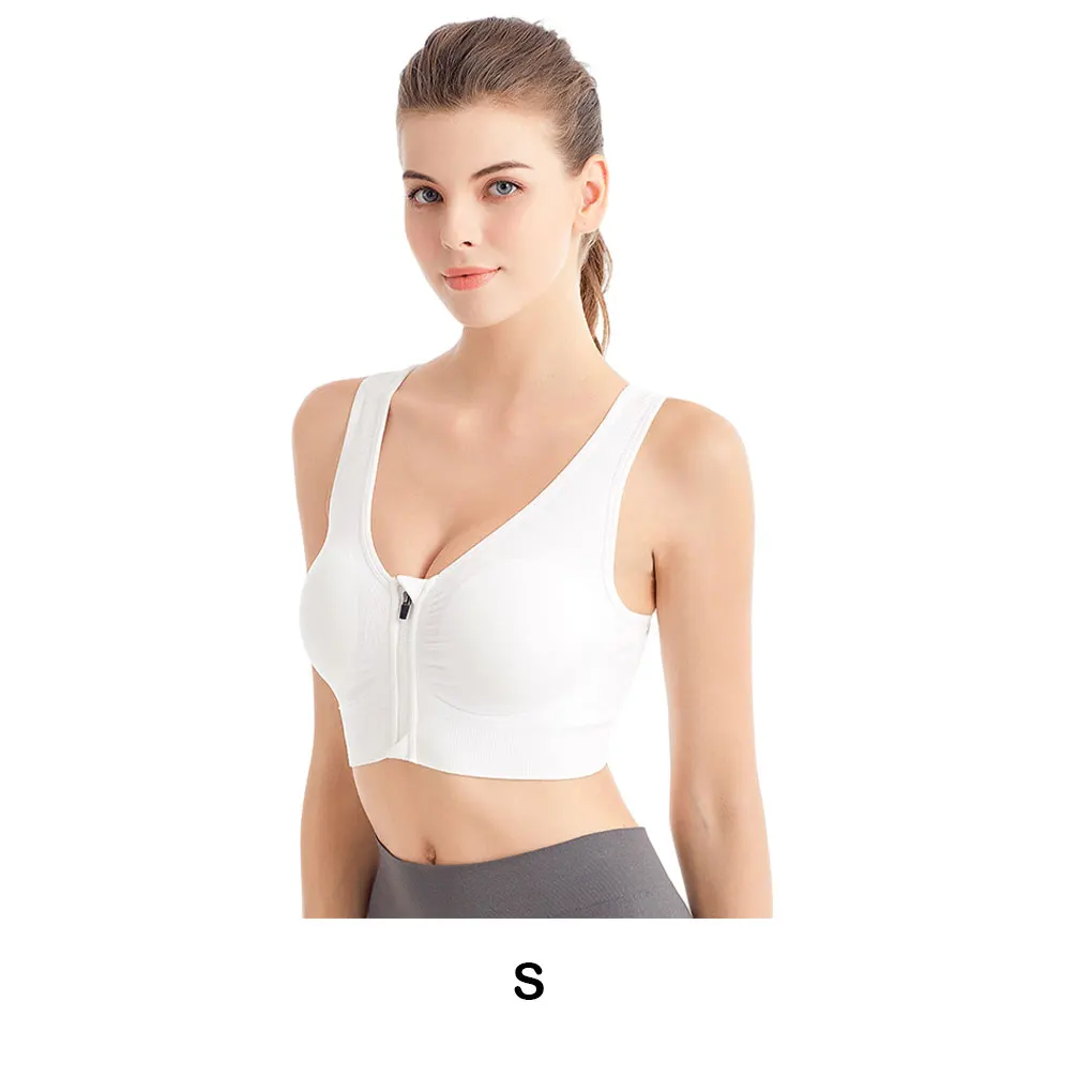 Fine Stitching Sports Bra Soft Texture And Elastic Band For Work Out Breathable Push Up Sports Bra
