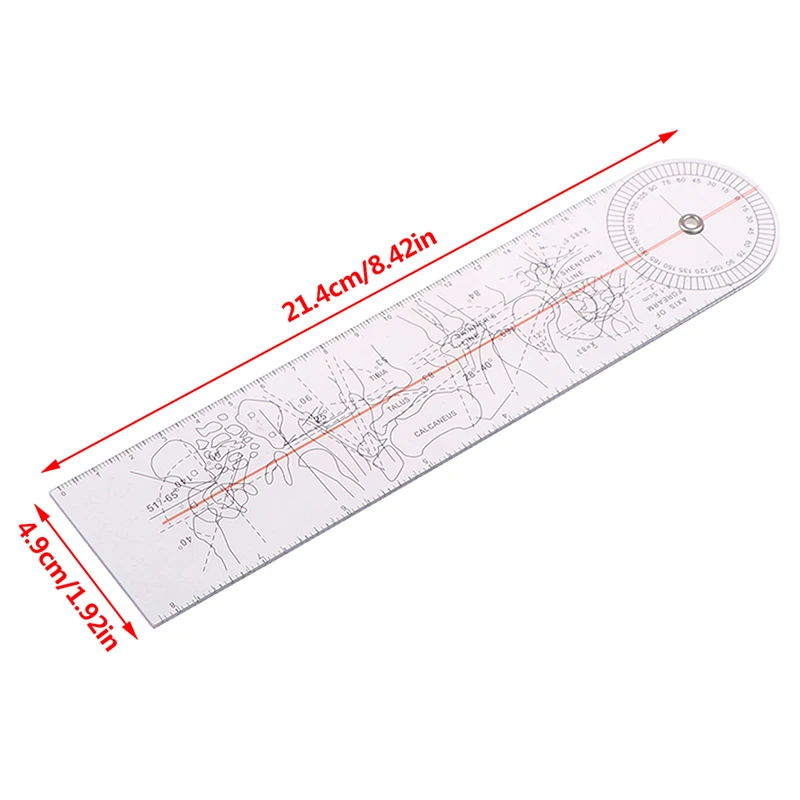 Plastic Goniometer Angle Ruler Rule Joint Orthopedics Tool Instruments Medical Spinal Angle Ruler Angle Finder Measuring Tool