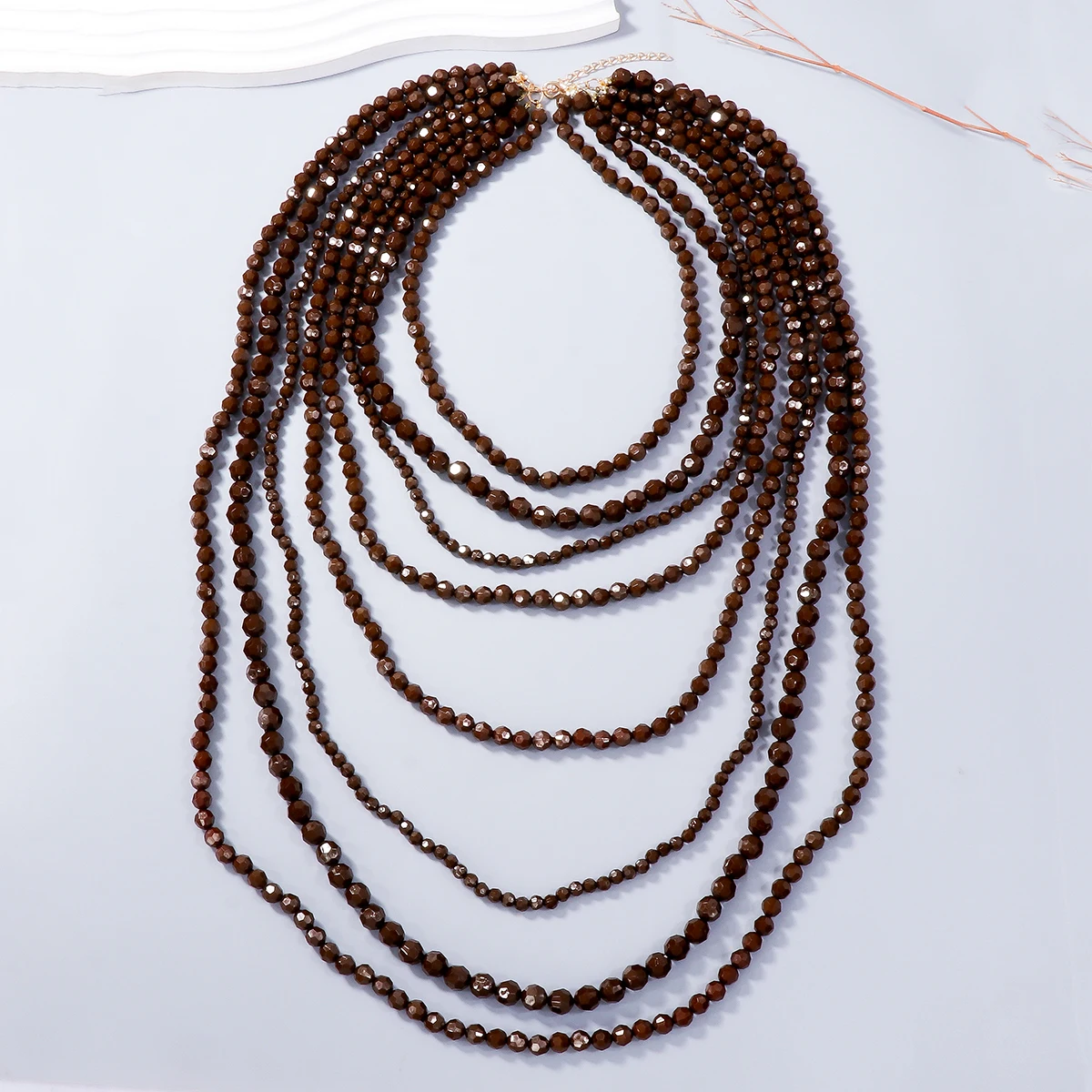 2024 New ZAA Multi-layer Waterfall Tassel Long Necklace for Women Vintage Handmade Beaded Chains Necklaces Jewelry Gifts