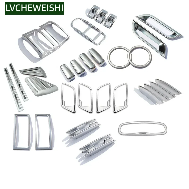 

Car Steering Wheel AC Vent Outlet Knob Door Handle Cover Trim ABS For Land Rover Freelander 2 2007-2015 Car Interior Accessory