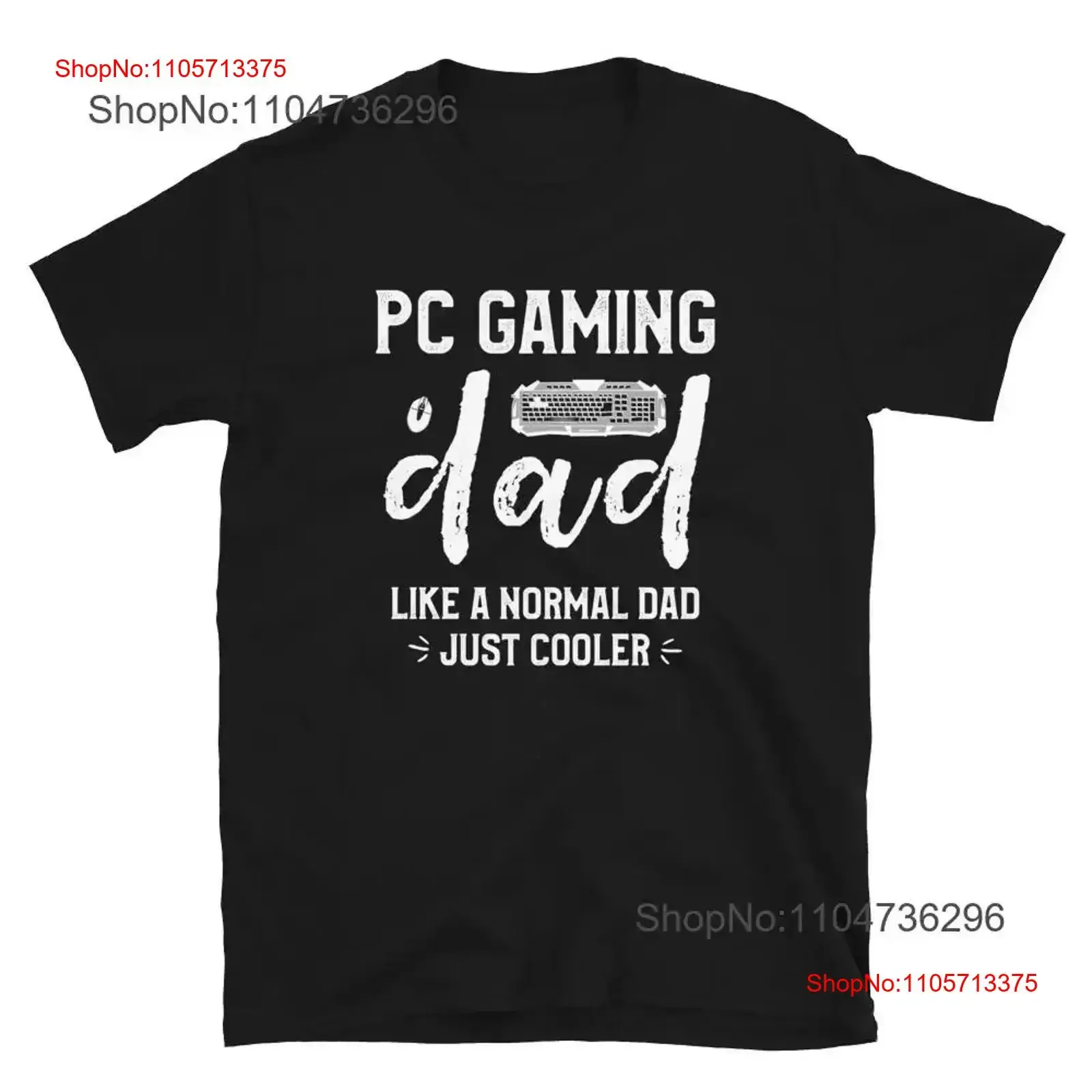 Mens PC Gaming Dad Like a Normal Just Cooler Funny Video Game T Shirt vintage Washed Stylish Versatile Comfortable vintage