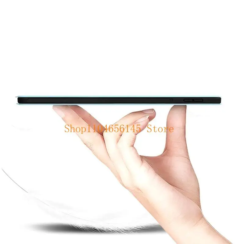 Support arrière tablette en PU 5asd, à trois volets, solide, pour étui, couverture veille/réveil automatique pour MatePadP