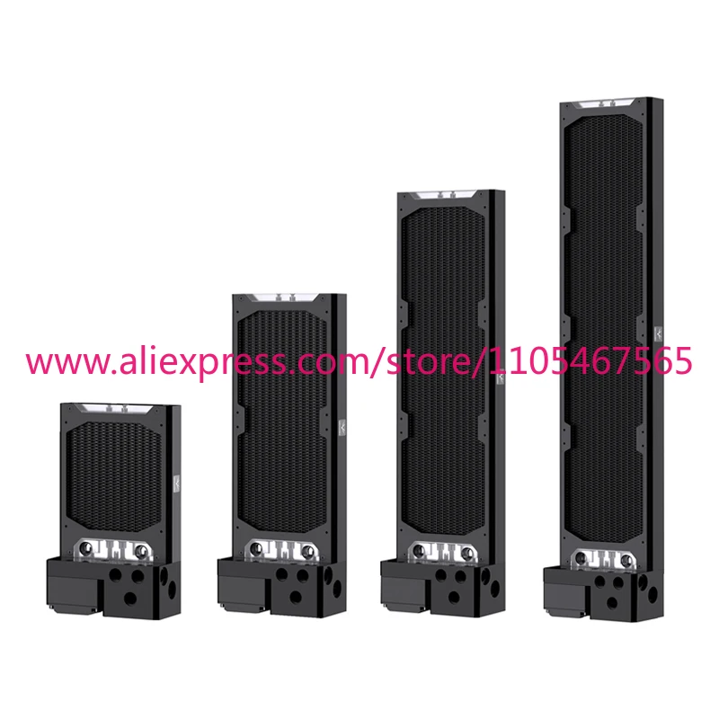 1PCS Granzon Integrated AIO Pump Radiator Combo 30mm Thickness Copper Computer Water Coolant Heatsink GZMN 120/240/360/480mm