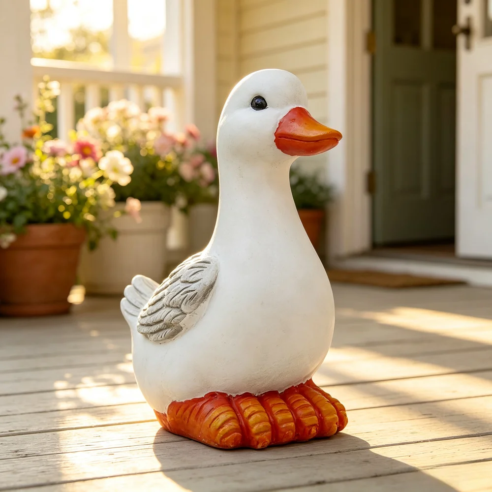 Ornamen Taman Bentuk Bebek Pat - Home Decor Duck ulasan dan harga