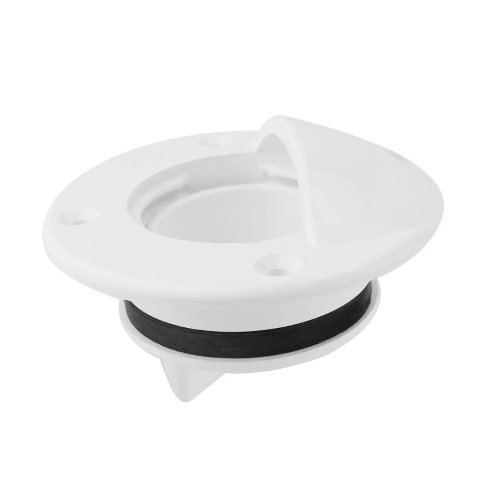 1 Pc Universal White Nylon Marine Transom Deck Mount Sided Drain Scupper Valve Screw Cap Bung Stopper Replacement Yachts Boats