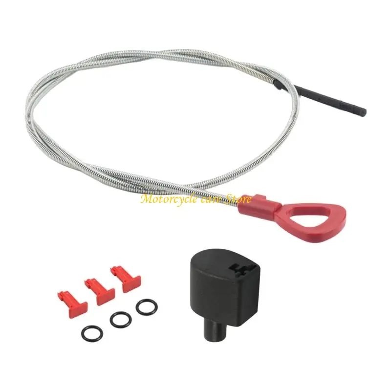 

U75F Heat Resistant Transmission Oil Dipstick Set Filler Cover and Pin 140589152100,1409910055 for Multiple Model