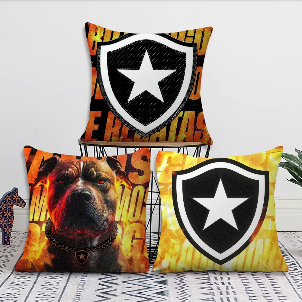 B-Botafogo Futebol Clube Pillow Case Short Plush Velvet Rectangle Cases Room Decor Home Decoration Cushions Cover