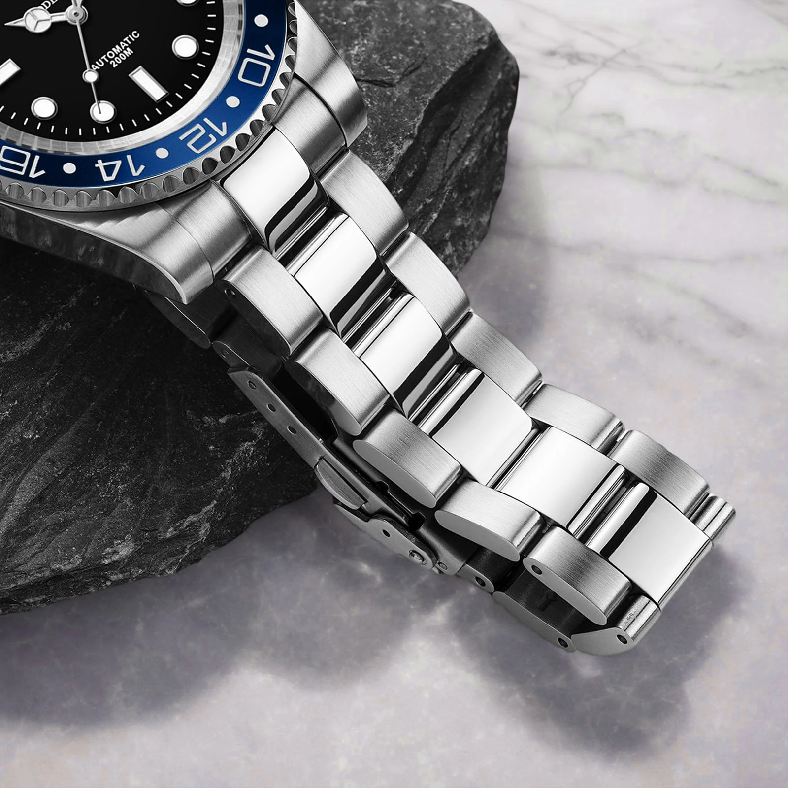 

ADDIESDIVE New Men Watch Automatic 8215 Mechanical Watch Luxury Sapphire Glass Ceramic Bezel Luminous Watches 200m Waterproof