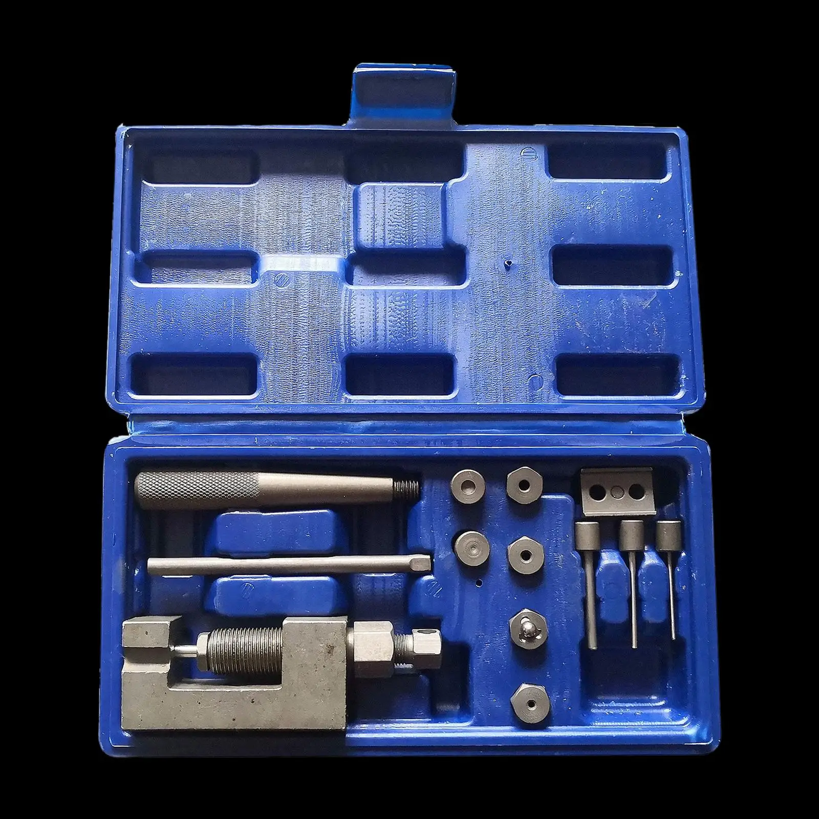 

Alloy Motorcycle Chain Breaker Heavy Duty Riveter Tool Kit for Chain Cutting and Maintenance in Garage