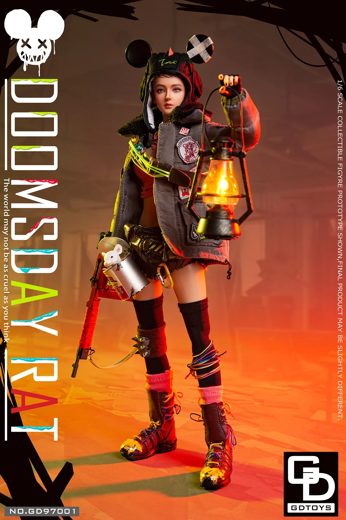 1/6 Scale Action Figure Doll DoomsdayRat Punk Girl 12