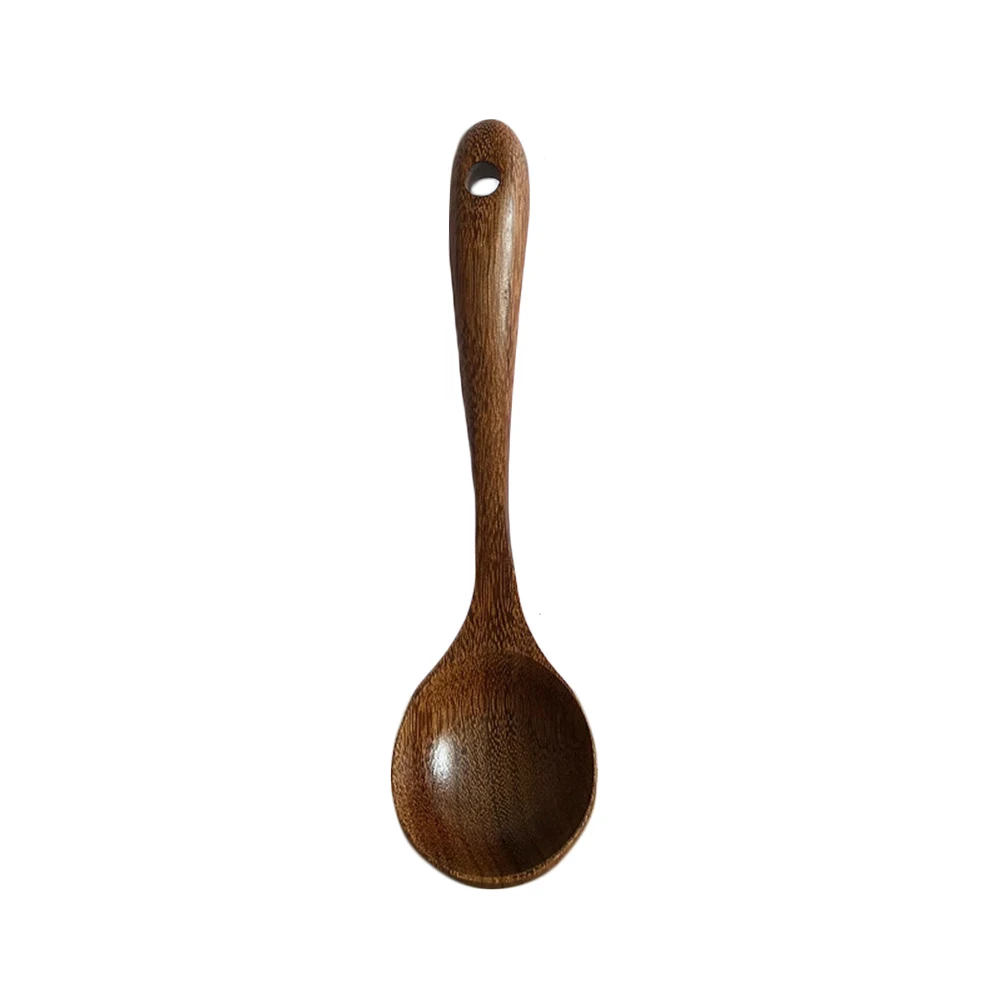 

Wooden Ladle Kitchen Utensils Long Handle Small Ladles Cooking Scoop Soup Spoon Easy Washing Hangable Storage Wooden