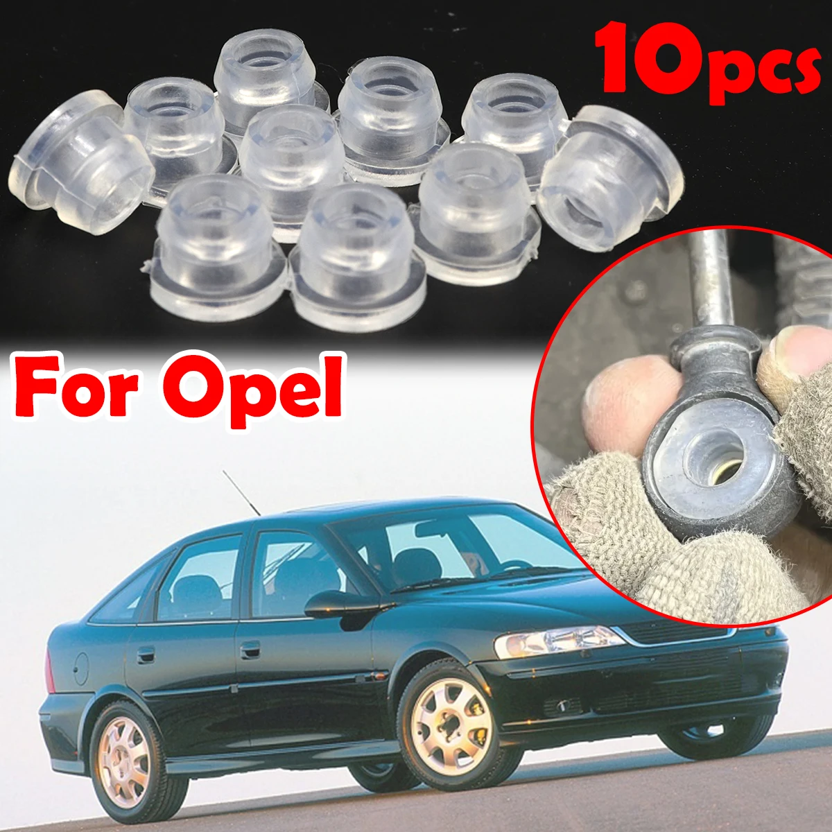 

10pcs For Opel Astra G H Vectra B Zafira A Automatic Gear Shifter Cable Linkage Bushing Transmission End Repair Kit Replacement
