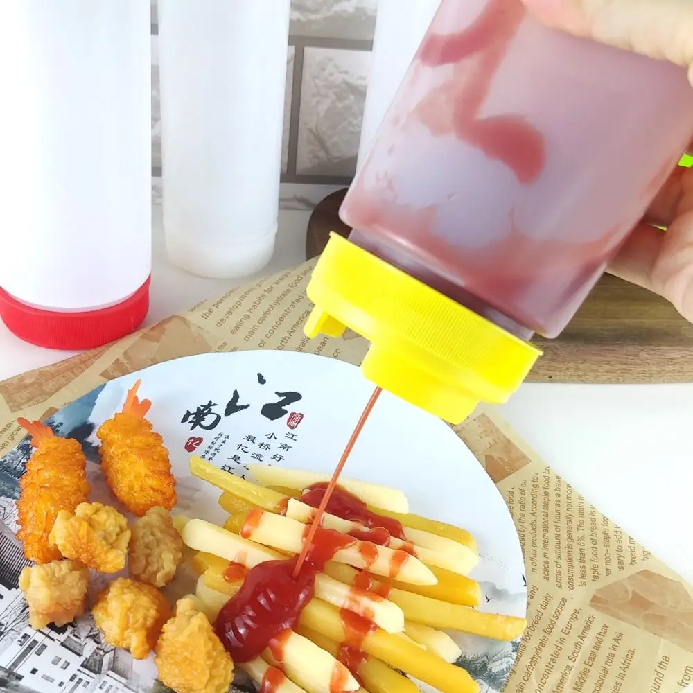 

Бутылки для соуса с двойной головкой, большая емкость, 16 унций, 20 унций, 24 унций, бутылки для выдавливания, портретный пластиковый диспенсер для томатов, плита для пикника