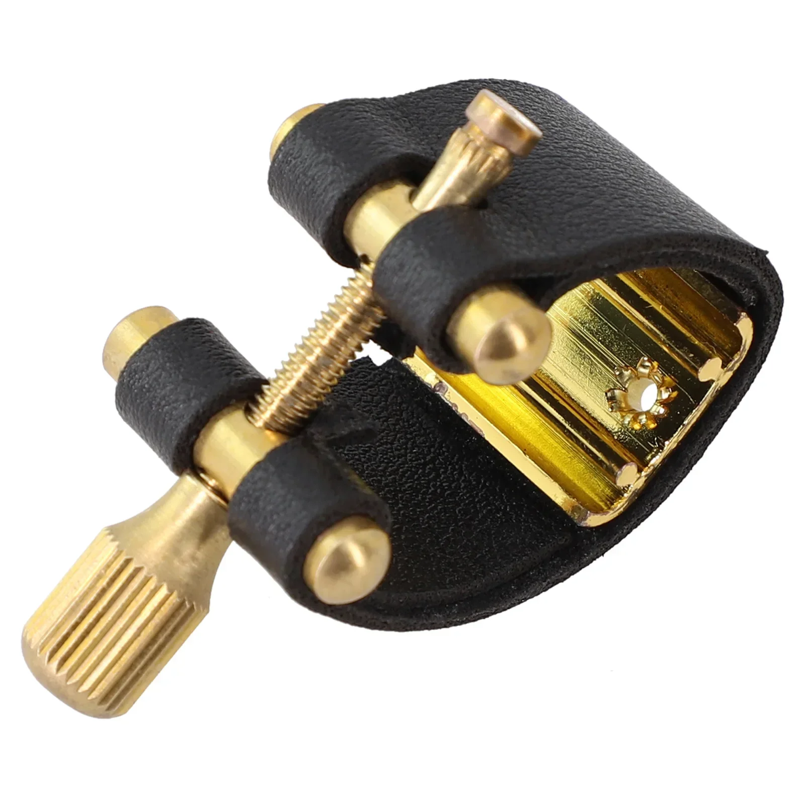 

Mouthpiece Ligature Soprano Sax For Soprano Sax Mouthpiece PU Leather Saxophone 1pc Accessories Black Useful