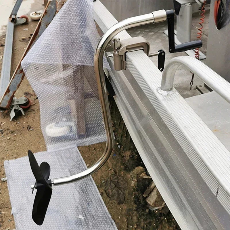 Hand-operated Propeller, Inflatable Boat, Plastic Boat Stern Hanger, Silent And Energy-saving Rubber Boat Outboard MotorHot Sale