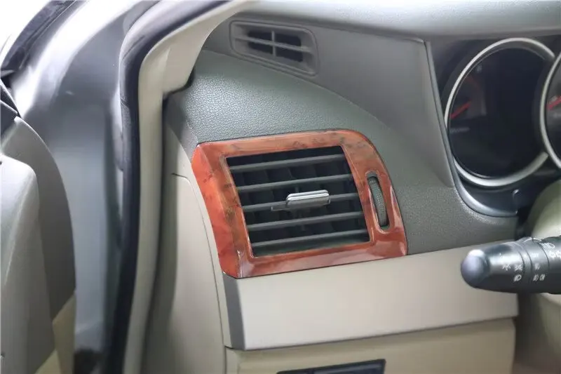 

ABS Car Interior Center Console Air Outlet Vent Cover Trim Sticker Fit For Nissan Sylphy 2009 2012-2019