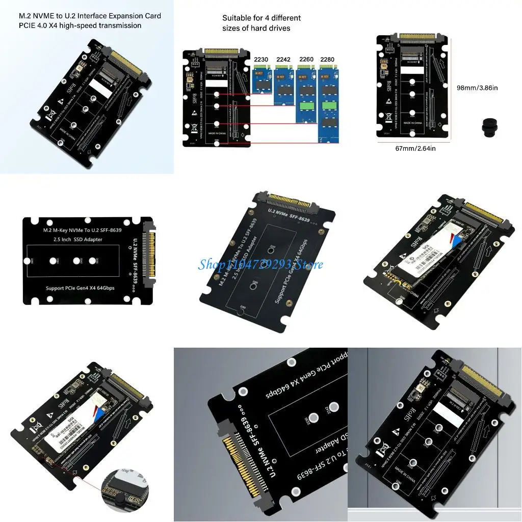 Y2GD Fast Speed M.2 To U.2 Converter For Enterprise Servers Optimized For Heat Management And Compactly Build