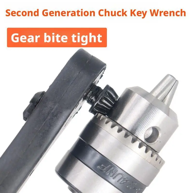 ใหม่สนิม Anti SLIP เจาะ Chuck COMBINATION Key เครื่องมือ 2 In 1 เจาะ Chuck RATCHET Spanner Double HEAD ประแจวงล้อ