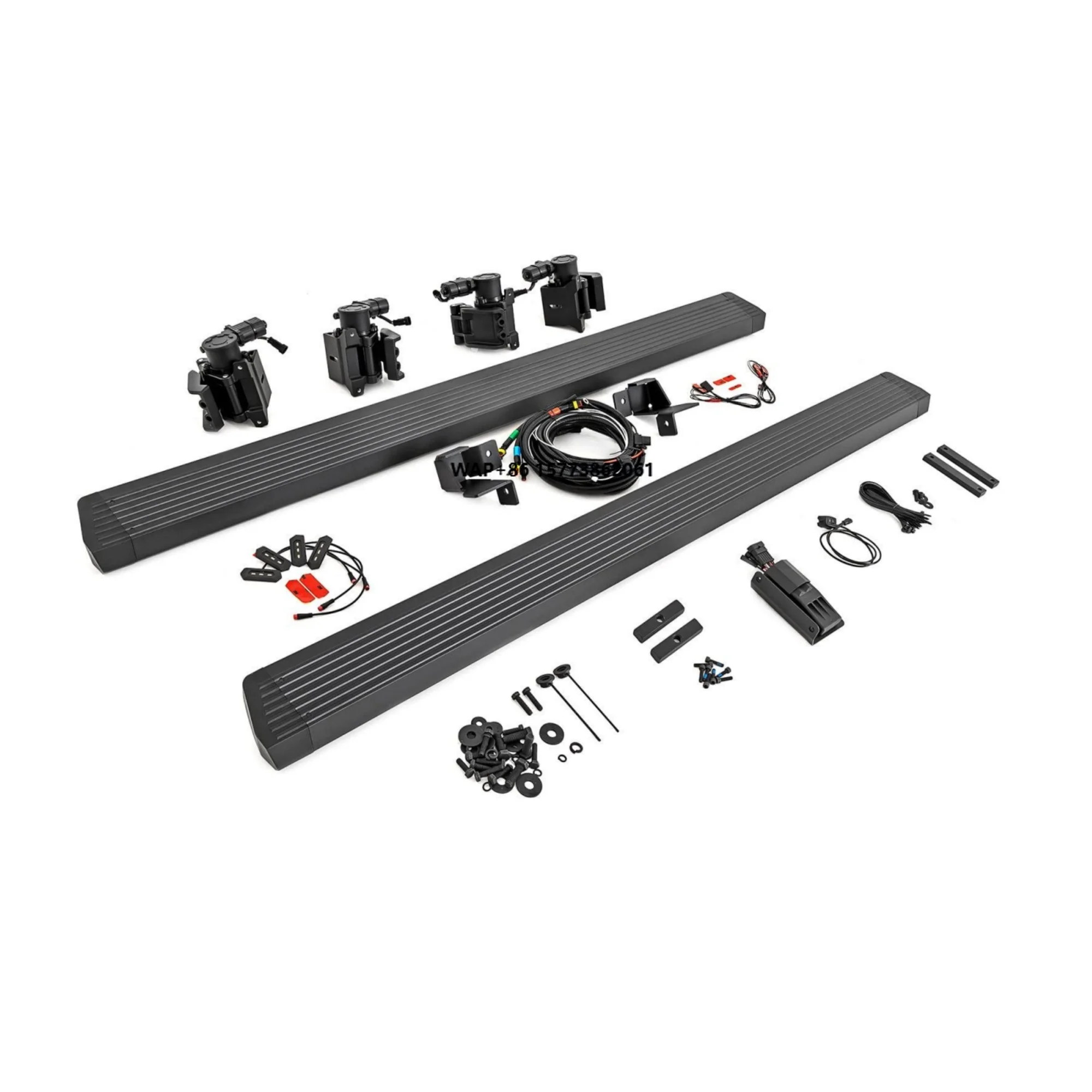 

New Cars Auto Parts Panel Anti-Slip Automatic Power Electric 6 Bracket Running Boards Step Nerf Bar for JL