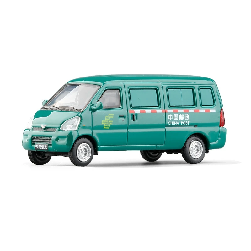 1/64 WULING Chevrolet N300 Move Van Miniature JKM 1:64 Diecast Metal Vehicle Bus Collection ruote gratuite regalo per ragazzi bambini