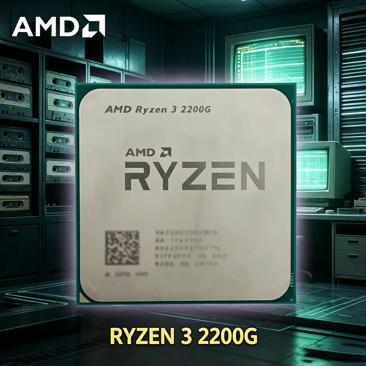 AMD Ryzen3 2200G 3.5GHz 4 Core 4 Thread AM4 CPU With Radeon Vega 8 Integrated Graphics For Desktop PC Build