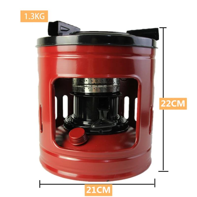 Vilead Querosene Camping Fogão Aquecedor 10 Wick Outdoor Cooking Carvão Oil Burner para Caminhadas Piquenique BBQ Viagem Selvagem Camping Equipment