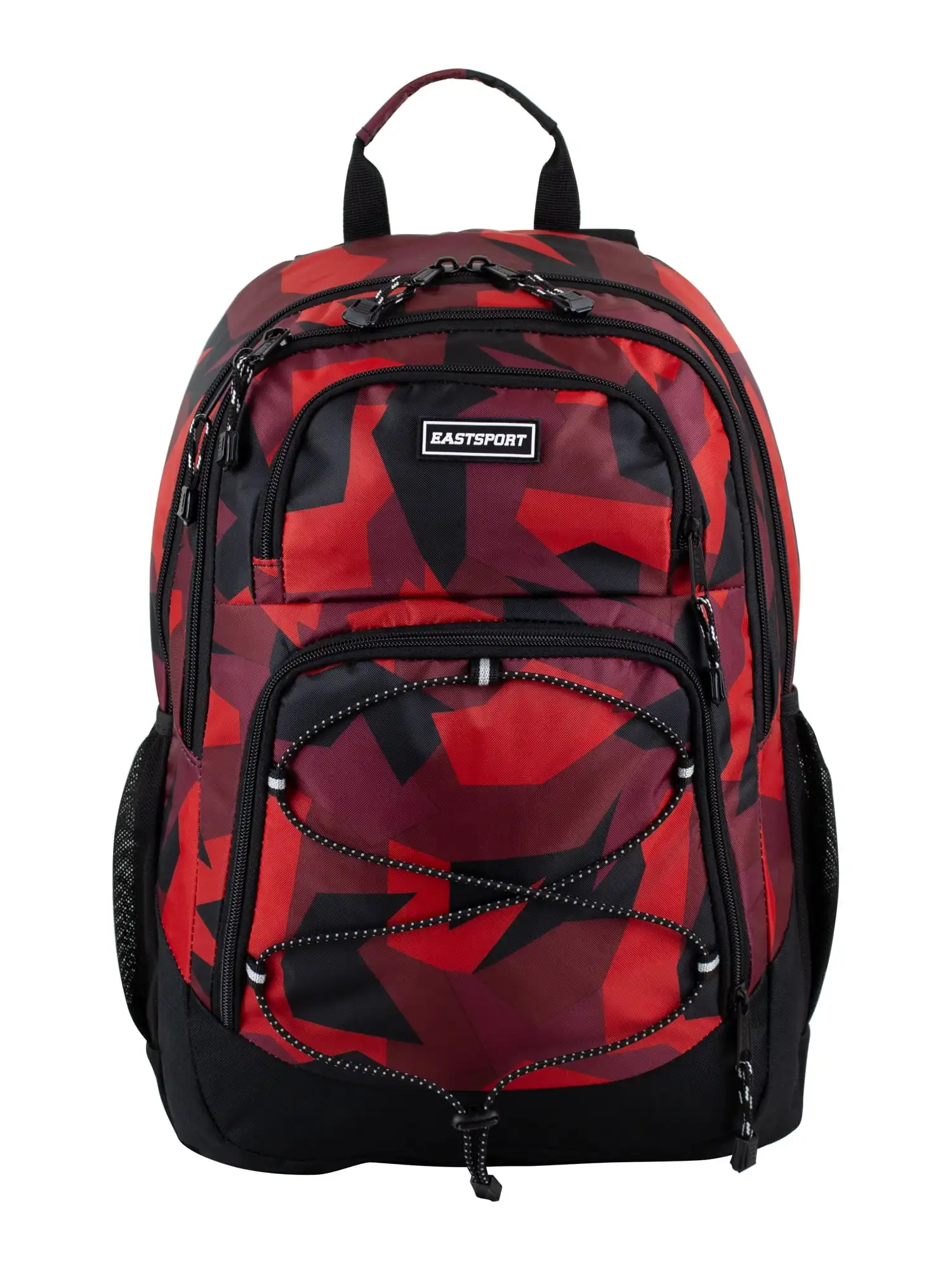 

Surge Sport Backpack with Red Jagged Design and Durable Construction