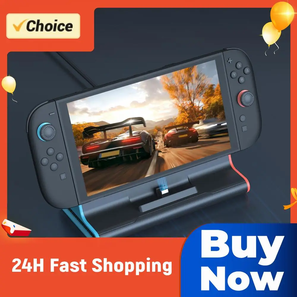 

For NS2 TV Dock Station with Type C Port HDMI-compatible Docking Station Fast Charging Console Adapter Base Gaming Accessories