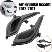 2 uds para Hyundai Accent 2012-2017 lámpara antiniebla del parachoques delantero luz antiniebla cubierta de rejilla inferior accesorios de estilo de coche