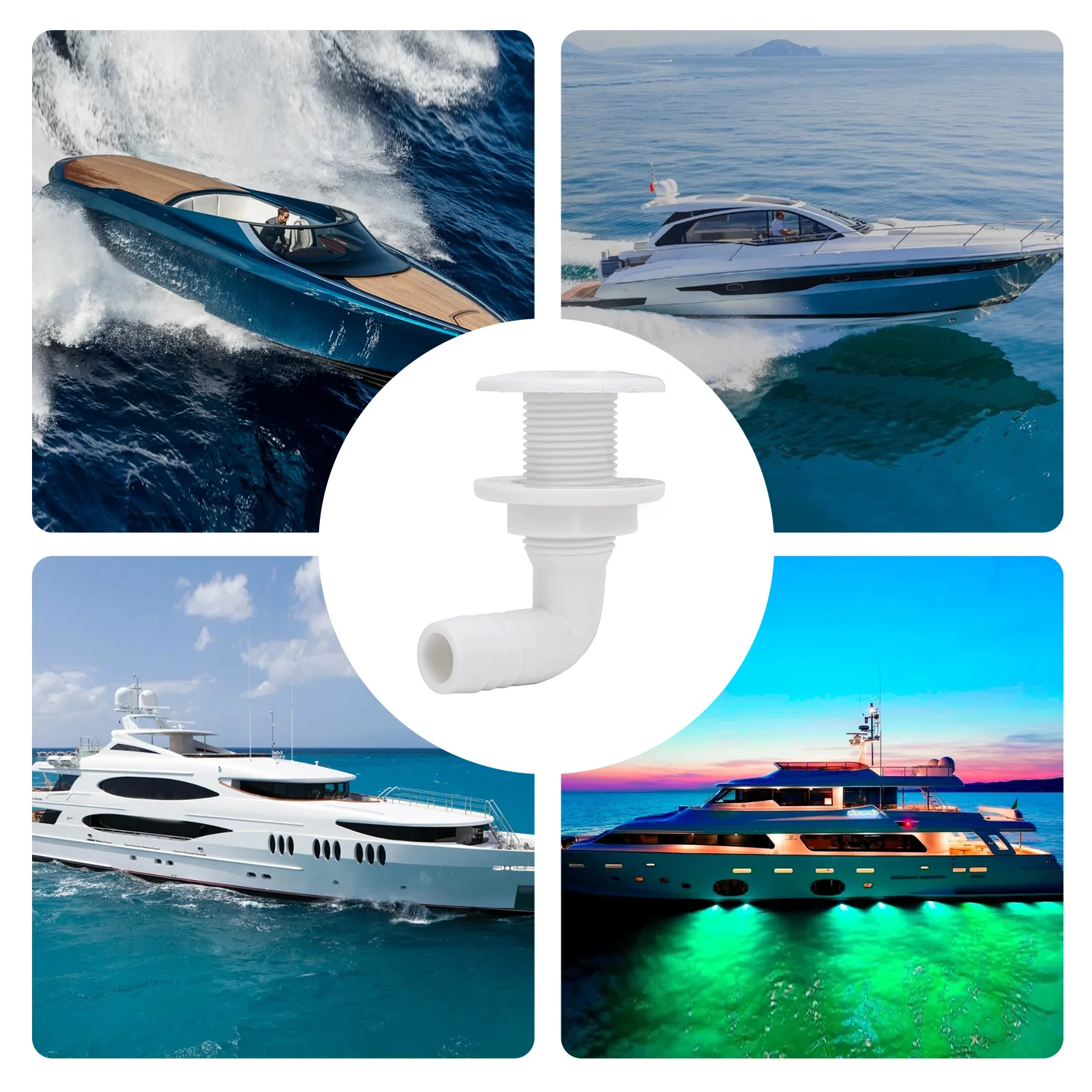 

Bilge Pump Plumbing Kit Excellent Elasticity Anti Deformation EVA PE 0.75in Dia. 6.56ft Bilge Pump Hose for 750GPH Bilge Pump