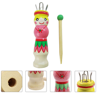 Yarn Wool Knitter Knitting Wood Toys Hand Tool Child Colorful Embroidery Kit