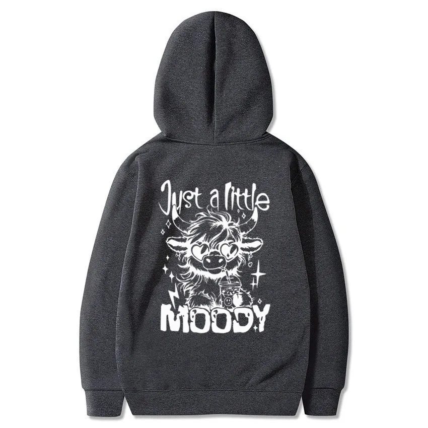 Bluza z kapturem w stylu amerykańskim, unisex, na wiosnę i jesień 2025, casualowy trend, modny nadruk.