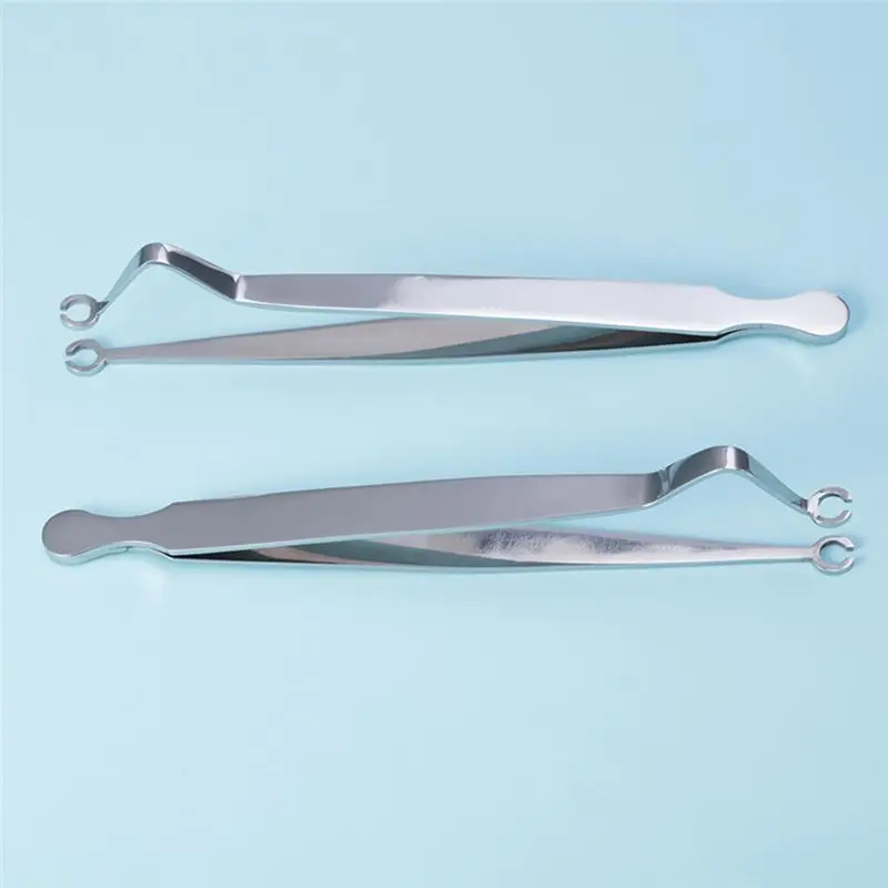 ABSE-Ear Nose Piercing Clamps,Nose Septum Piercing Piercing Tool For All Piercings Stainless Steel Slotted Locking