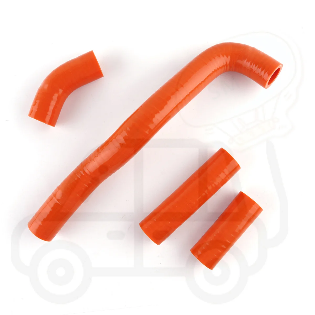 For 1988-2004 Kawasaki KX 500 KX500 2000 2001 2002 2003 1989 1990 Silicone Radiator Coolant Hose Set Replacement Parts 4PCS 3PLY