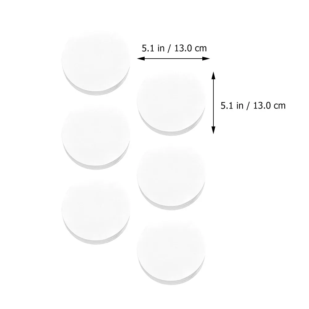 500Pcs Leakproof Paper Films Round Shape Sealing Pads for Beverage Cups Drink Cup Sealing Practical Paper Film