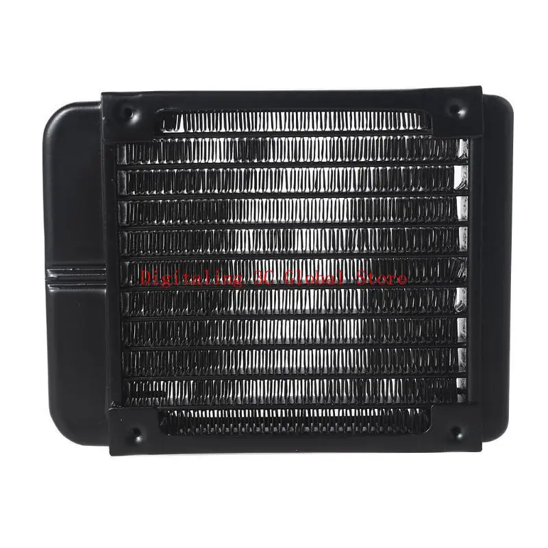 4.72 "10 أنبوب كمبيوتر تبريد ماء الرادياتير G1/4 أنثى تبديد حرارة الخيط