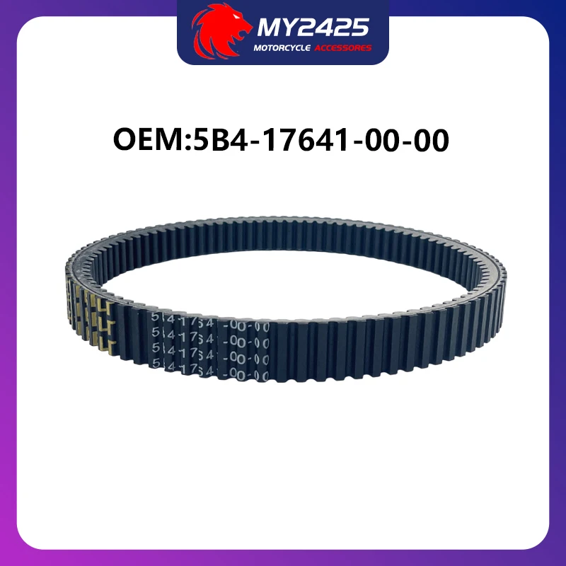 

5B4-17641-00 Резиновый зубчатый приводной ремень для Yamaha Grizzly Rhino 660 700 Hunter Special Edition Ремень сцепления 5 км-17641-01