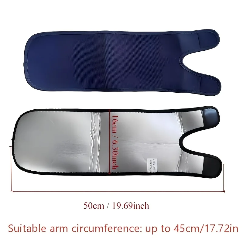 1Pair Arm Trimmers Designed To Absorb Sweat During Sauna Sessions, Featuring Adjustable Straps for Shaping Arms Men Women