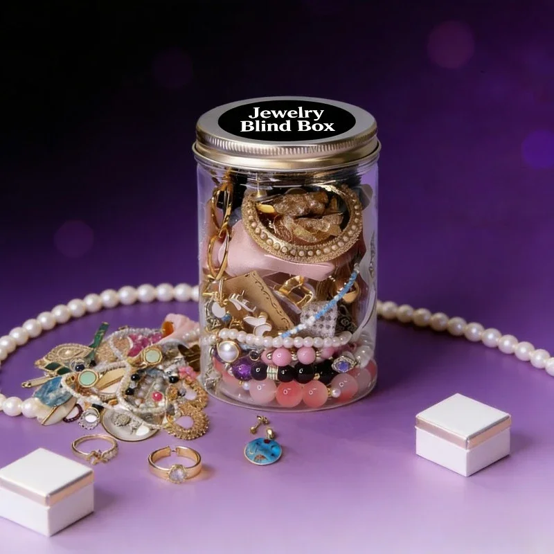Fashion Women Jewelry Blind Box Random Assorted Ornaments Casual Matching Accessory Surprise Box