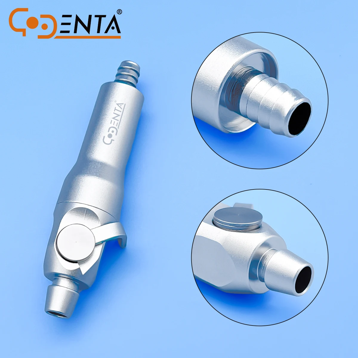 7mm Upgraded Autoclavable Metal Handle Dental Universal SwWeak Suction Swivel Saliva Ejector Tip fit for Durr Dental Equipment R