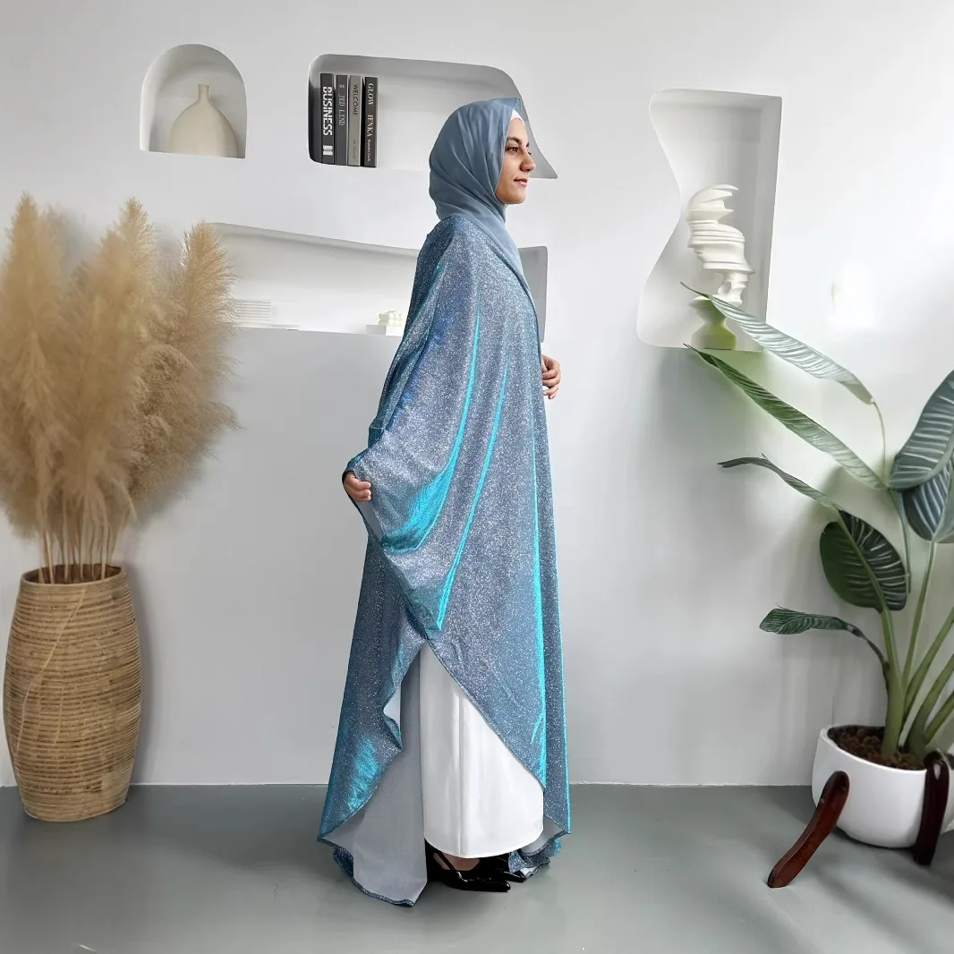 Robe longue musulmane Eid pour femmes, robe cardigan arabe, Jalabiya Ramadan, caftan Islam, robe modeste, robe éducative marocaine, Abayas ouvertes de Dubaï
